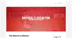 Desktop Screenshot of brotherlylovenation.com
